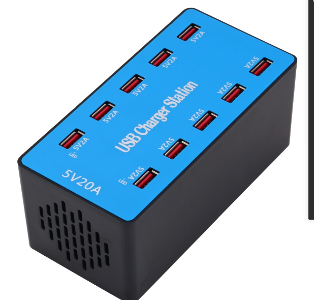 專(zhuān)業(yè)級(jí)10口USB陣列話筒充電器(配套鋰電池使用)  DJG(帝杰)/BK-1 0USB